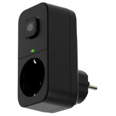 Сетевой фильтр 1-местный с/з STEKKER 220В, 16А, с выключателем, серия Nova, HM81-11-2, черный 50691