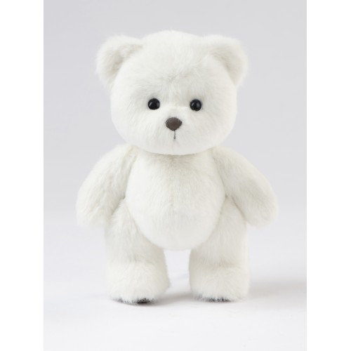 Авторская мягкая игрушка Lina Медведь (длинная шерсть) S (±20 см) белый цвет Авторская мягкая игрушка Lina Медведь (длинная шерсть) S (±20 см) белый цвет