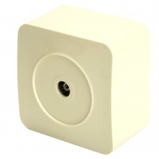 Розетка TV открытой установки, 1-местная, STEKKER, 75 Ом, 5-862МГц, серия София, слоновая кость, MST00-10-04 49480 Розетка TV открытой установки, 1-местная, STEKKER, 75 Ом, 5-862МГц, серия София, слоновая кость, MST00-10-04 49480