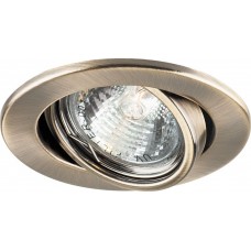 Светильник встраиваемый Feron DL11 потолочный MR16 G5.3 античное золото 15208 Светильник встраиваемый Feron DL11 потолочный MR16 G5.3 античное золото 15208