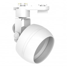 Светильник Feron AL165 трековый однофазный на шинопровод под лампу GX53, белый 48548 Светильник Feron AL165 трековый однофазный на шинопровод под лампу GX53, белый 48548