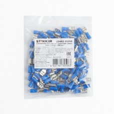 Наконечник плоский Изолированный (мама) РпИм 2,5-250, STEKKER, LD402-25250 (упаковка 100 шт) 39413 Наконечник плоский Изолированный (мама) РпИм 2,5-250, STEKKER, LD402-25250 (упаковка 100 шт) 39413