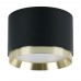 Светильник потолочный Feron Barrel DUET HL459 12W, 230V,GX53, черный + золото IP20 52021