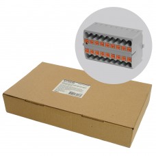 Зажим блочный (групп) для распред.тока нагрузки push-in на 18 точек, сеч 2,5 мм2, 450V, 24А,серый LD580 PTFIX 18/25. Упаковка (30 шт) STEKKER 49746 Зажим блочный (групп) для распред.тока нагрузки push-in на 18 точек, сеч 2,5 мм2, 450V, 24А,серый LD580 PTFIX 18/25. Упаковка (30 шт) STEKKER 49746