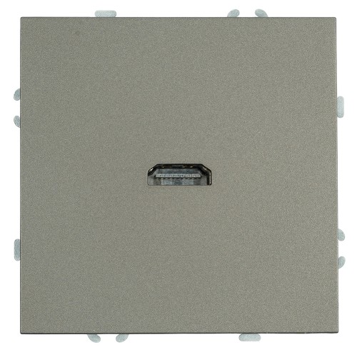 Розетка HDMI 2.0 Type A (механизм), STEKKER, серия Эмили, RST00-5118-09, антрацит, soft touch 50168 Розетка HDMI 2.0 Type A (механизм), STEKKER, серия Эмили, RST00-5118-09, антрацит, soft touch 50168