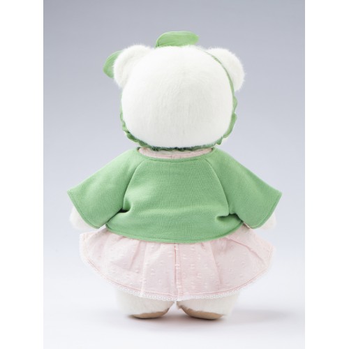 Авторская мягкая игрушка Lina Медведь Счастье белый с зеленым топиком и розовой юбочкой M (±30 см) Авторская мягкая игрушка Lina Медведь Счастье белый с зеленым топиком и розовой юбочкой M (±30 см)