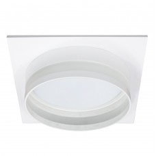 Светильник встраиваемый Feron DL703 LUNA потолочный GX70 белый квадрат 51099 Светильник встраиваемый Feron DL703 LUNA потолочный GX70 белый квадрат 51099