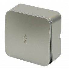 Переключатель открытой установки 1-клавишный, STEKKER,  250В, 10А, IP20, серия София, серебро, MSW10-12-03 49388 Переключатель открытой установки 1-клавишный, STEKKER,  250В, 10А, IP20, серия София, серебро, MSW10-12-03 49388