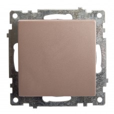 Выключатель 1-клавишный STEKKER GLS10-7103-02, 250В, 10А, серия Катрин, шампань 39589 Выключатель 1-клавишный STEKKER GLS10-7103-02, 250В, 10А, серия Катрин, шампань 39589