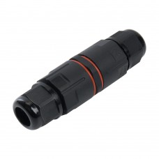 Соединитель-коннектор для проводов LD533, 3-контактный, с пружинным контактом, водонепроницаемый, черный STEKKER 49190 Соединитель-коннектор для проводов LD533, 3-контактный, с пружинным контактом, водонепроницаемый, черный STEKKER 49190