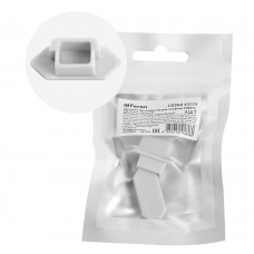 Заглушка без отверстия для профиля CAB272,  LD354 (комплект 4шт) FERON 48229 Заглушка без отверстия для профиля CAB272,  LD354 (комплект 4шт) FERON 48229