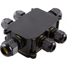 Коробка распределительная FERON LD526 водонепроницаемая на 6 выходов, 450V, 140х100х36, черный Коробка распределительная FERON LD526 водонепроницаемая на 6 выходов, 450V, 140х100х36, черный