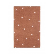 Ковер Горошек каштановый 100*150