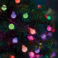 Светодиодная гирлянда Feron CL585 Мультишарики 12м 230V мультиколор, c питанием от сети, черный шнур 51451 Светодиодная гирлянда Feron CL585 Мультишарики 12м 230V мультиколор, c питанием от сети, черный шнур 51451