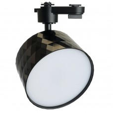 Светильник Feron AL177 трековый однофазный на шинопровод под лампу GX70, черный 48701 Светильник Feron AL177 трековый однофазный на шинопровод под лампу GX70, черный 48701