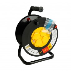 Катушка без провода 4-местная со шторками, с крышками STD44 STEKKER 50174