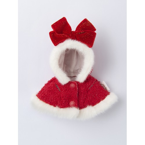 Авторская мягкая игрушка Lina Медведь молочный в Плаще с бантом брелок XS (±15 см) Авторская мягкая игрушка Lina Медведь молочный в Плаще с бантом брелок XS (±15 см)