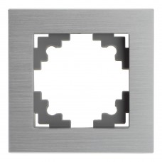 Рамка 1-местная, серебро, STEKKER, MFR00-7001-03, серия Катрин, серебро 50011 Рамка 1-местная, серебро, STEKKER, MFR00-7001-03, серия Катрин, серебро 50011