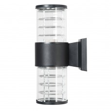 Светильник садово-парковый FeronONE DH0802-P, на стену вверх/вниз,  E27 230V, черный пластик 51547