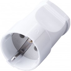 Розетка переносная 1-местная с/з STEKKER, PST16-40-200, пластик 250В, 16А, IP20, белый 32853 Розетка переносная 1-местная с/з STEKKER, PST16-40-200, пластик 250В, 16А, IP20, белый 32853