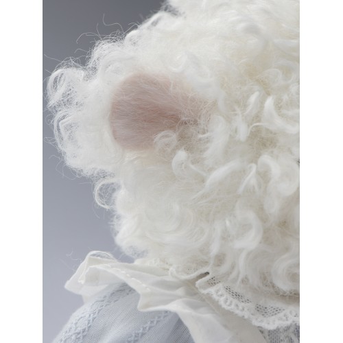 Lina Щенок Бишон белый S (±20 см) Маршмелоу в наряде для чаепития Lina Щенок Бишон белый S (±20 см) Маршмелоу в наряде для чаепития