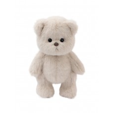 Авторская мягкая игрушка Lina Медведь (длинная шерсть) S (±20 см) 2025 молочный цвет