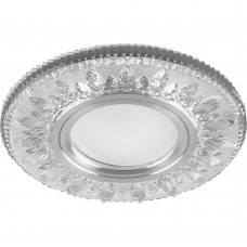 Светильник встраиваемый с белой LED подсветкой Feron CD903 потолочный MR16 G5.3 белый 28846 Светильник встраиваемый с белой LED подсветкой Feron CD903 потолочный MR16 G5.3 белый 28846