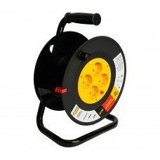 Катушка без провода 4-местная со шторками STD40 STEKKER 50177