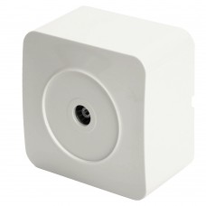 Розетка TV открытой установки, 1-местная, STEKKER, 75 Ом, 5-862МГц, серия София, белый, MST00-10-01 49299 Розетка TV открытой установки, 1-местная, STEKKER, 75 Ом, 5-862МГц, серия София, белый, MST00-10-01 49299