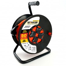 Удлинитель на катушке Stekker STD03-44-50 Standart 4-местный с/з ПВС 3*1,5, оранжевый, 16А, IP44, 50м (29408) 50173 Удлинитель на катушке Stekker STD03-44-50 Standart 4-местный с/з ПВС 3*1,5, оранжевый, 16А, IP44, 50м (29408) 50173