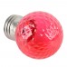 Лампа светодиодная Feron LB-385 Шарик красный прозрачный E27 1W 230V 52164