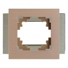 Рамка 2-местная (без перемычки), металл, STEKKER, MFR00-7012-03, серия Катрин, серебро 50031 Рамка 2-местная (без перемычки), металл, STEKKER, MFR00-7012-03, серия Катрин, серебро 50031