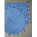 Хлопковый ковер Lillaland COLORFUL BLUE D140