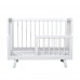 Кроватка для новорожденного Lillaland - модель Lilla Aria (НИК23)белая Кроватка для новорожденного Lillaland - модель Lilla Aria (НИК23)белая