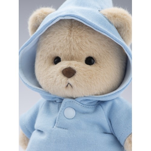 Авторская мягкая игрушка Lina Медведь Эверест молочный в голубом худи и желтых штанишках S (±20 см) Авторская мягкая игрушка Lina Медведь Эверест молочный в голубом худи и желтых штанишках S (±20 см)