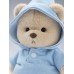 Авторская мягкая игрушка Lina Медведь Эверест молочный в голубом худи и желтых штанишках S (±20 см) Авторская мягкая игрушка Lina Медведь Эверест молочный в голубом худи и желтых штанишках S (±20 см)