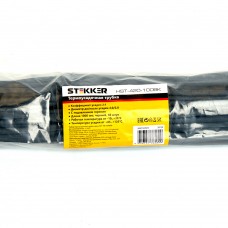 HST-420-100 BK Термоусадочная трубка 4,0/2,0 STEKKER, длина 100 см., усадка 2:1, черный. Упаковка (50 шт) 39729