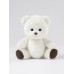 Авторская мягкая игрушка Lina Медведь (длинная шерсть) S (±20 см) белый цвет Авторская мягкая игрушка Lina Медведь (длинная шерсть) S (±20 см) белый цвет