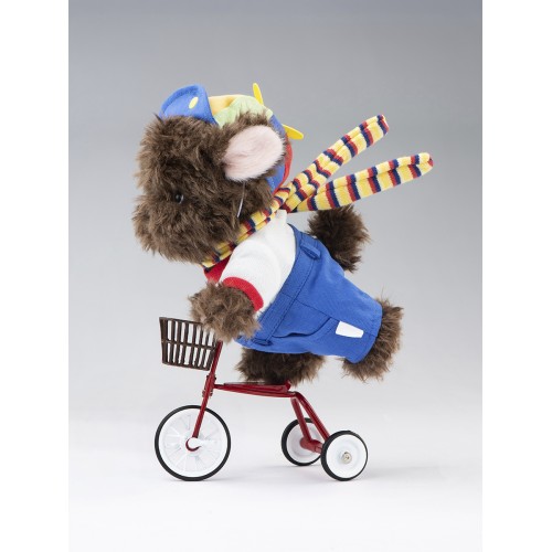 Авторская мягкая игрушка Lina Щенок Фил в одежде S (±20 см) кучерявый коричневый цвет Авторская мягкая игрушка Lina Щенок Фил в одежде S (±20 см) кучерявый коричневый цвет