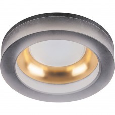 Светильник встраиваемый Feron DL2541 потолочный MR16 G5.3 матовый черный,золото Светильник встраиваемый Feron DL2541 потолочный MR16 G5.3 матовый черный,золото