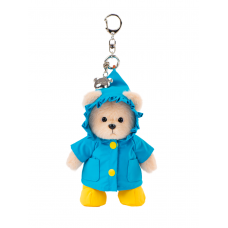 Синий комплект XS с дождевиком и жёлтыми туфлями Синий комплект XS с дождевиком и жёлтыми туфлями