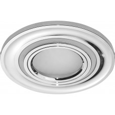 Светильник встраиваемый с белой LED подсветкой Feron CD600 потолочный MR16 G5.3 хром Светильник встраиваемый с белой LED подсветкой Feron CD600 потолочный MR16 G5.3 хром