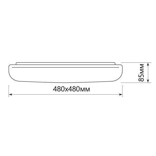 Светодиодный управляемый светильник накладной Feron AL5540 ROSE тарелка 90W 3000К-6500K квадратный