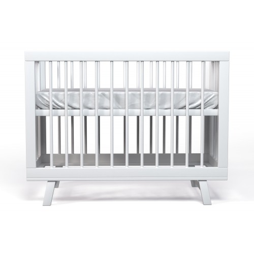 Кроватка для новорожденного Lilla (приставная) - модель Aria белая