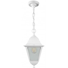 Светильник садово-парковый Feron НСУ 04-60-001 подвесной, 4-х гранник 60W E27 230V, белый 32269
