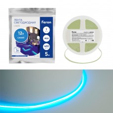 Светодиодная COB лента Feron LS630, 400SMD(2110)/ 7Вт/м 12V 5000*3*1.8мм синий, IP20 48953 Светодиодная COB лента Feron LS630, 400SMD(2110)/ 7Вт/м 12V 5000*3*1.8мм синий, IP20 48953