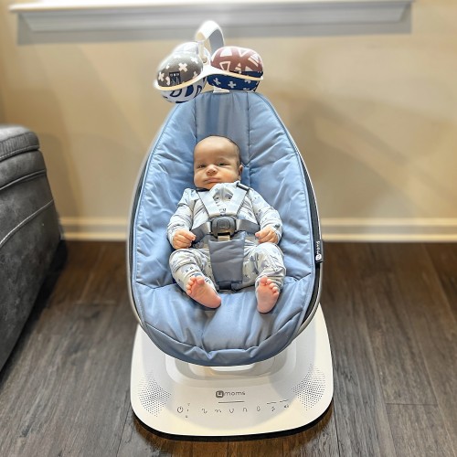 Кресло-качалка 4moms mamaRoo New Slate Blue