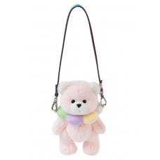 Lina Медведь Карманная серия Радужный цветочный медведь XS (±15 см) розовый цвет Lina Медведь Карманная серия Радужный цветочный медведь XS (±15 см) розовый цвет