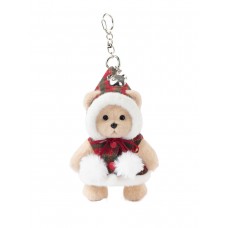 Авторская мягкая игрушка Lina Медведь молочный в Плаще с помпонами брелок XS (±15 см) Авторская мягкая игрушка Lina Медведь молочный в Плаще с помпонами брелок XS (±15 см)