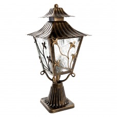 Светильник садово-парковый Feron PL634 на постамент 60W 230V E27, черное золото 11644 Светильник садово-парковый Feron PL634 на постамент 60W 230V E27, черное золото 11644